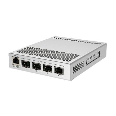 4. Mikrotik CRS305-1G-4S+IN Netzwerkverbindungen Managed Gigabit Ethernet (10/100/1000) PoE-Unterstützung Weiß