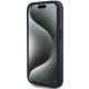 5. Guess 4G Triangle Metal Logo Hülle für iPhone 15 Pro – Blau