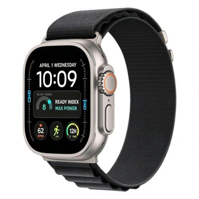 2. Tech-Protect Nylon Pro Armband für Apple Watch 44 / 45 / 46 / 49 mm – Schwarz