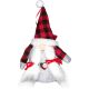 25. Dekorativer Weihnachtsmann mit Geschenktüte, 20 cm, Mädchen