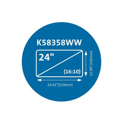7. Kensington MagPro™ Magnetischer Blickschutzfilter für 24" (16:9) Monitor