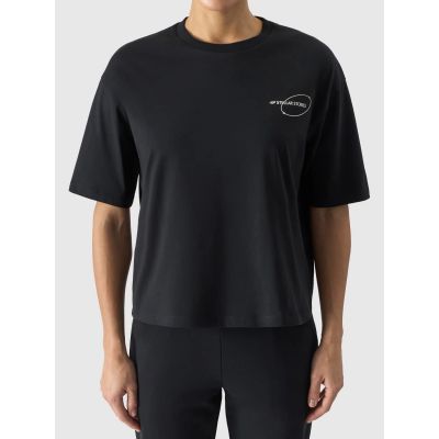 2. Oversize-T-Shirt für Damen mit Print, Größe 4F 4FRSS24TTSHF2089-20S