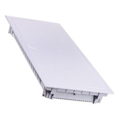 7. Einbaugehäuse aus Kunststoff mit Metalltür, flächenbündig, Schutzart IP40, 5 Reihen, 60 Module, Noark PM