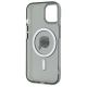 7. Karl Lagerfeld KLHMP15SHLSKIK iPhone 15 6,1" schwarz/schwarzes Hardcase IML Metal Karl Head MagSafe