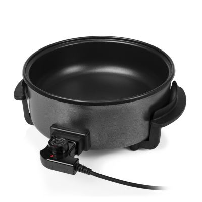 3. Tristar | Multifunktionale XL-Grillpfanne | PZ-9135 | Durchmesser 30 cm | Grill | 1500 W | Inkl. Deckel | Fester Griff | Schwarz