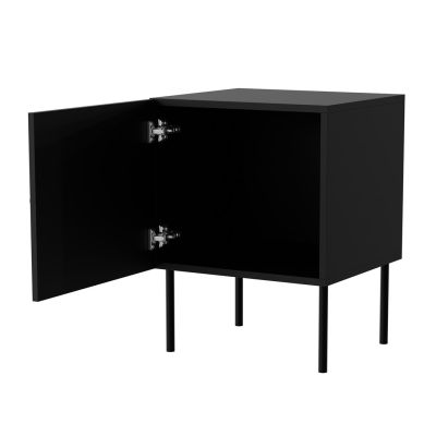 2. PALAZZO BIS 2-teiliger Nachttisch 45x39xH59 schwarz matt