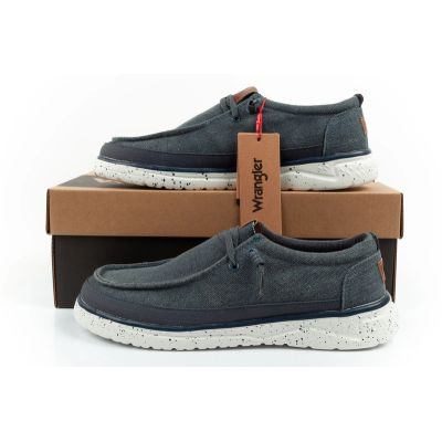 10. Wrangler Herrenschuhe Mokassins Makena Stone blau modisch marineblau