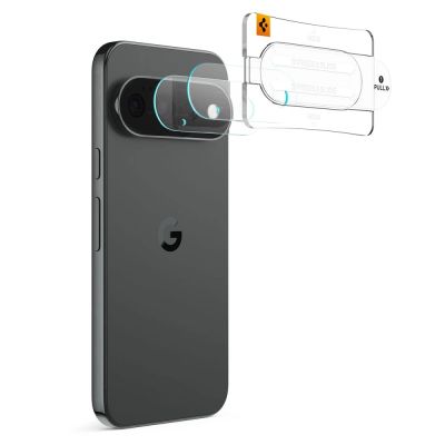 3. Spigen Optik Pro HD 2er-Pack Displayschutzfolie aus gehärtetem Glas für Google Pixel 11