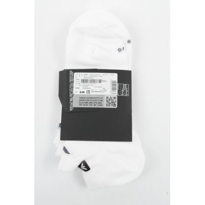 6. Emporio Armani Calza Knöchelsocken aus Baumwolle, weiß, bequem, 3er-Pack