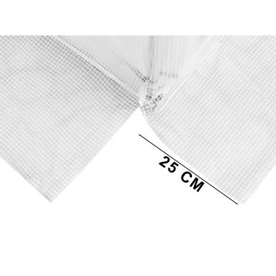 17. Abdeckfolie für Gartentunnel-Gewächshaus 200x300x200CM WEISS