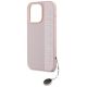6. Karl Lagerfeld Saffiano Rhinestones & Charm Hülle für iPhone 15 Pro Max – Rosa