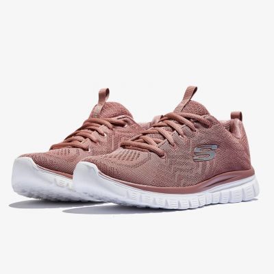 2. Skechers Graceful Get Connected Rosa Damen Sneakers (12615-MVE)