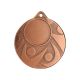 Bronzefarbene allgemeine Medaille mit Platz für ein 25-mm-Emblem – Stahlmedaille