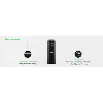 12. Energiesparende Back-UPS Pro 1500, 230 V, Schuko