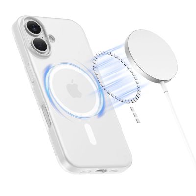 2. Tech-Protect MagSlim MagSafe Hülle für iPhone 17 - Mattweiß