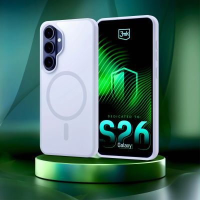 7. 3mk Smoke MagCase für Samsung Galaxy S26 - weiß