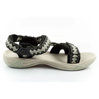 4. CMP Hamal Damensandalen mit Klettverschluss und Trekkingsohle, grün
