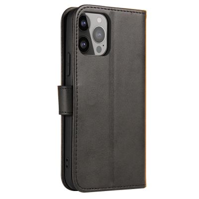 4. Magnet Case Hülle für Realme 10 Pro+ Flip Cover Wallet Stand schwarz