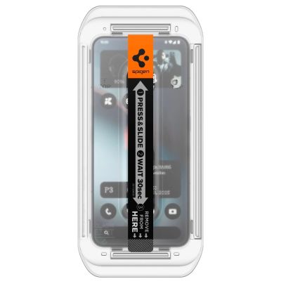 4. Spigen Glas.TR EZ Fit Panzerglas 2er-Pack für Nothing Phone 3 - Transparent