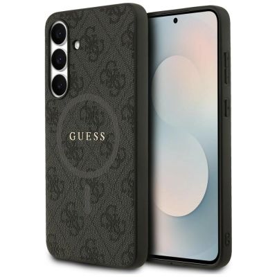 2. Guess 4G Ring Classic Logo MagSafe Hülle für Samsung Galaxy S25 FE - Schwarz