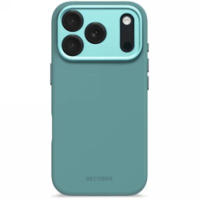 Decoded Antimikrobielle Silikon-Backcover MagSafe Case für iPhone 17 Pro – Minze