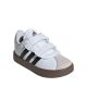 2. Adidas VL Court 3.0 Skateboardschuhe für Kinder, Weiß und Grau, ID9157