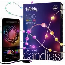 Twinkly Candies – 100 RGB-LED-Perlenlichter, grünes Kabel, USB-C