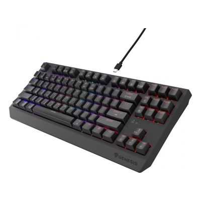 16. GENESIS Thor 230 TKL Gaming-Tastatur USB + RF Wireless + Bluetooth QWERTY US English Schwarz