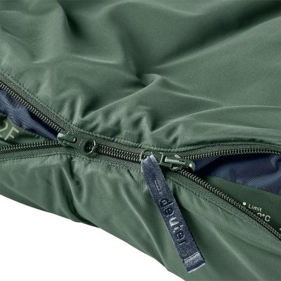 7. Deuter Orbit Kunstfaser-Schlafsack -5 °C / 185 cm, Efeu/Tinte