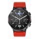 4. Gravity GT21-6 Smartwatch + rotes Silikonarmband