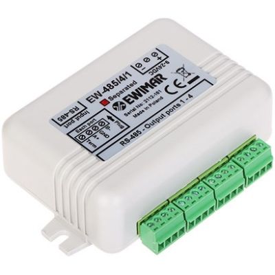 RS-485-Busverteiler EW-485/4/1/SO mit optischer Trennung