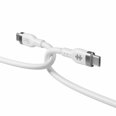 4. HYPER HJ4002WHGL USB-Kabel USB 2.0 2m USB-C Weiß