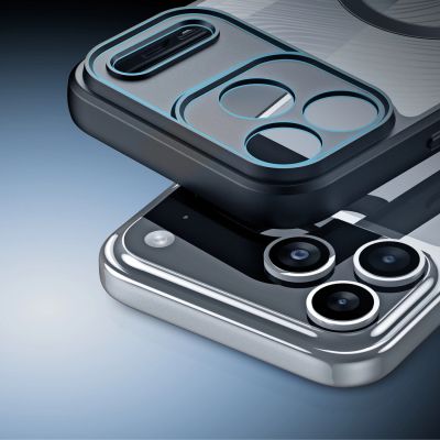 7. Dux Ducis AIMO Mag Case für iPhone 17 Pro, kompatibel mit MagSafe, Schwarz