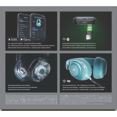 9. Steelseries Arctis Nova 3X Wireless für Xbox, Aqua-Kopfhörer