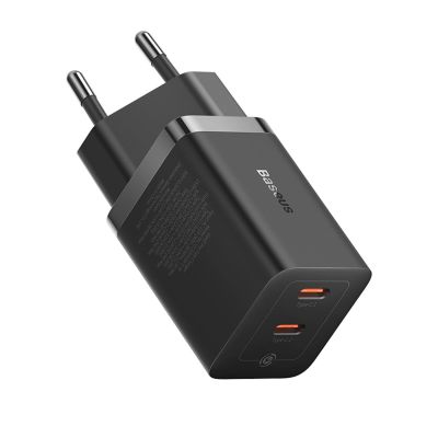 5. Baseus GaN5 Pro 40W 2xUSB-C Wandladegerät – Schwarz