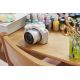 8. Canon EOS R50, Weiß + RF-S 18-45mm F4.5-6.3 IS STM Kit, spiegellose Kamera, 24,2 MP CMOS, 6000 x 4000 Pixel, Weiß