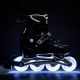 2. Nils Extreme NH10905 4-in-1 Inlineskates mit austauschbarer Hockeykufe, schwarzer LED, Größe M (35-38)
