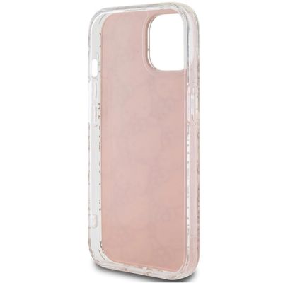 7. Hello Kitty IML Gradient Electrop Crowded Kitty Head Hülle für iPhone 15 – Rosa