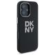 2. DKNY Liquid Silicone Metal Logo Hülle für iPhone 16 – Schwarz
