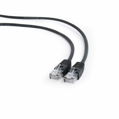 Patchkabel GEMBIRD PP12-5M/BK (RJ45 - RJ45; 5 m; schwarz)