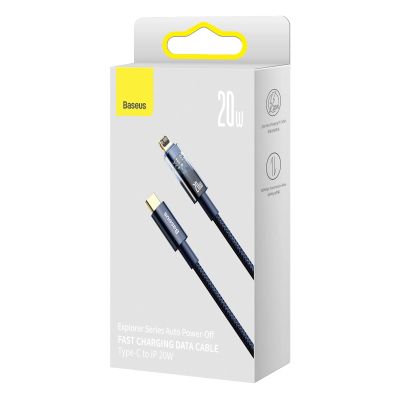 5. Baseus CATS000003 Lightning – USB-C-Kabel 20 W 480 Mbit/s 1 m – blau