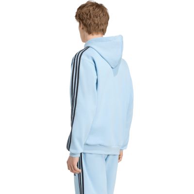 3. Herren-Sweatshirt adidas Essentials 3-Stripes Fleece Hoodie hellblau KY4170