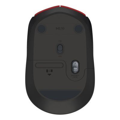 2. Logitech M171 Maus 910-004641 (optisch; 1000 DPI; rot)