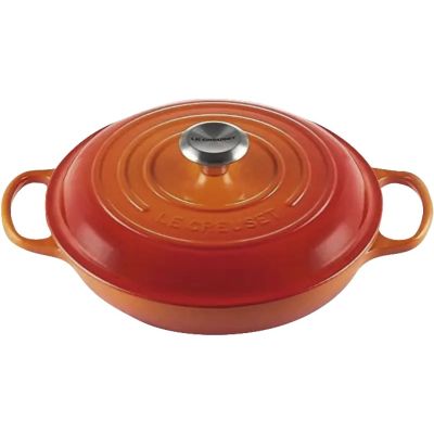 Le Creuset Gourmet Professional 30 cm runder Bräter, Rot