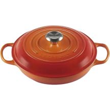 Le Creuset Gourmet Professional 30 cm runder Bräter, Rot