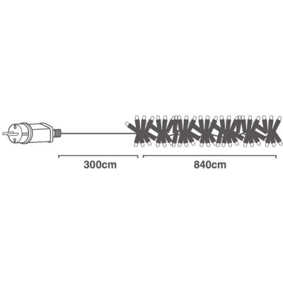 18. WEIHNACHTSBAUMBELEUCHTUNG LICHTERKETTE 1152 LED TIMER KALT- UND WARMWЕIß