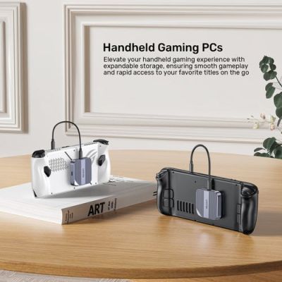 10. Unitek SolidForce Reefer Magnetisches USB-C-Laufwerksgehäuse für M.2 SSD (NVMe/SATA)