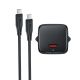 7. Acefast A118 30W GaN USB-C Wandladegerät mit USB-C-Kabel (1,2 m) – Schwarz