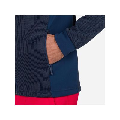 7. Rossignol Cieloalto Fleece Fz Marineblaues Sweatshirt