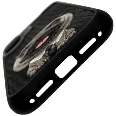 4. Nimmy Big Eyed Pet 2.0 Hunde-Hülle für iPhone 17 - Schwarz